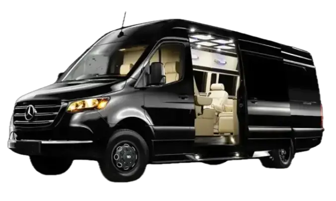 Mercedes Sprinter for JFK to Newark group transfers
